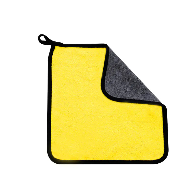 Zahuštěný oboustranný ručník z korálového veluru na mytí auta