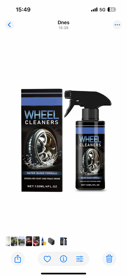 Čistič kol – silný proti brzdovému prachu a špíně